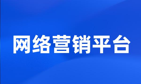 网络营销平台