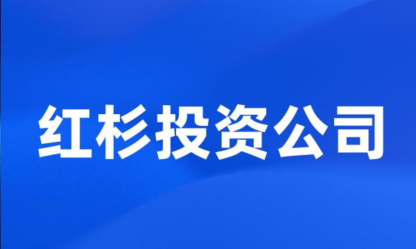 红杉投资公司