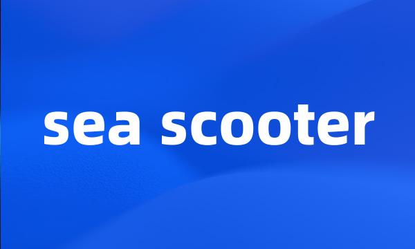 sea scooter