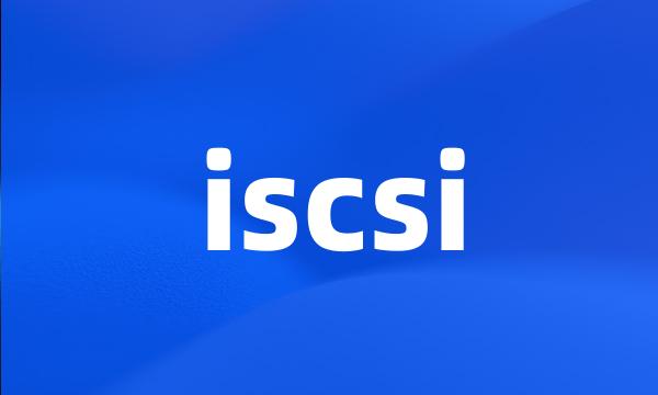 iscsi