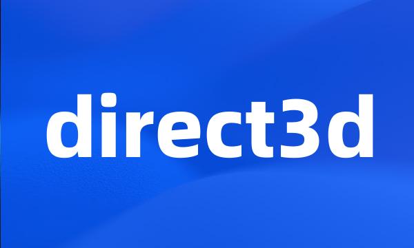 direct3d