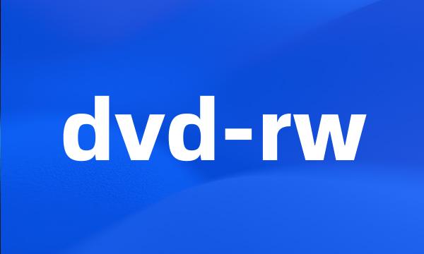 dvd-rw