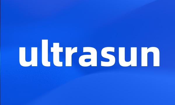 ultrasun