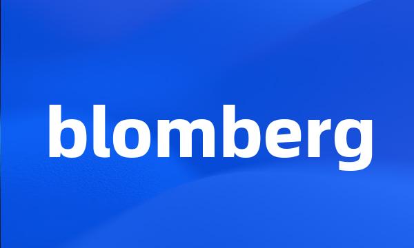 blomberg