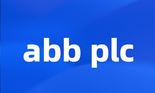 abb plc