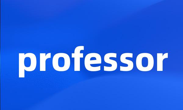 professor