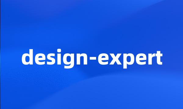 design-expert