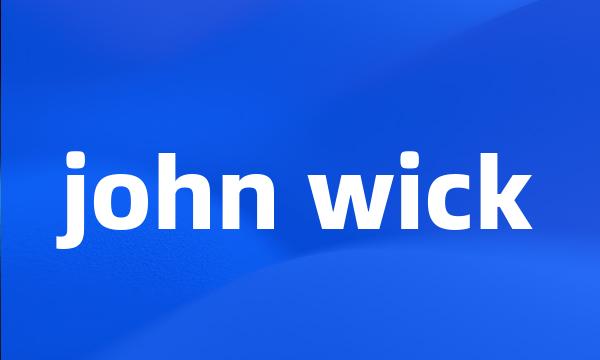 john wick