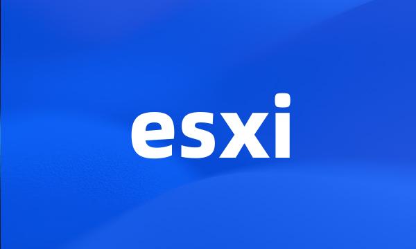 esxi