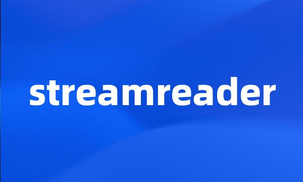 streamreader