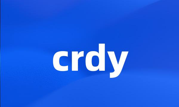 crdy