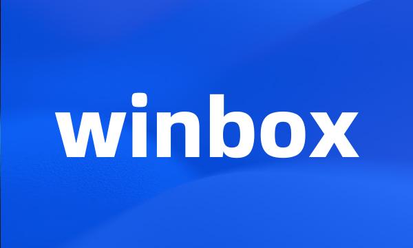 winbox