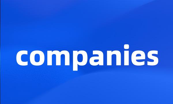 companies