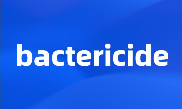 bactericide