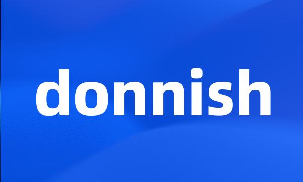 donnish