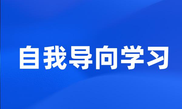 自我导向学习