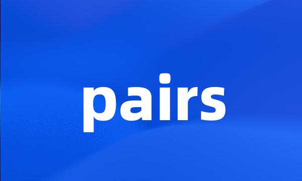 pairs