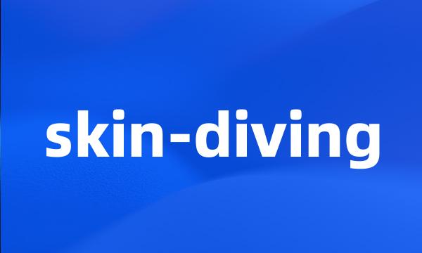 skin-diving