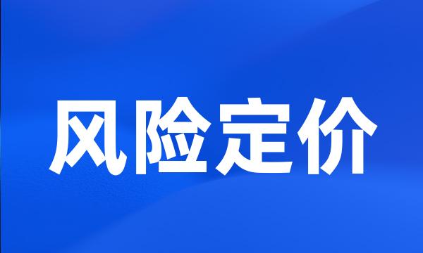 风险定价