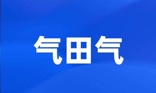 气田气