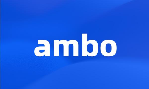 ambo