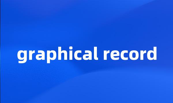 graphical record