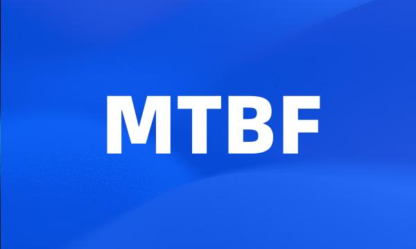 MTBF