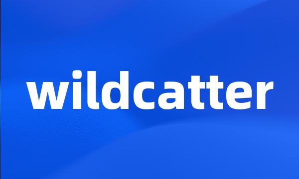 wildcatter