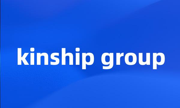 kinship group