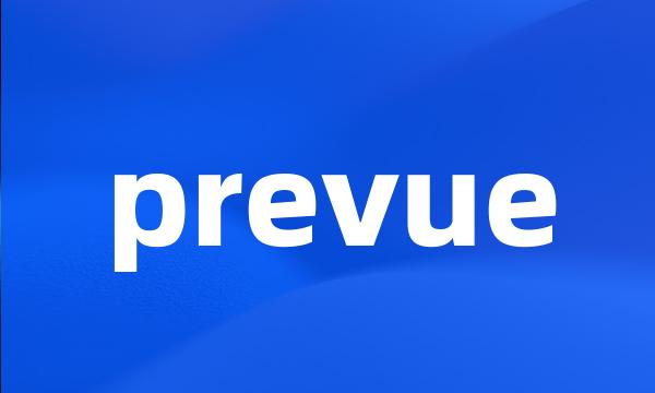 prevue