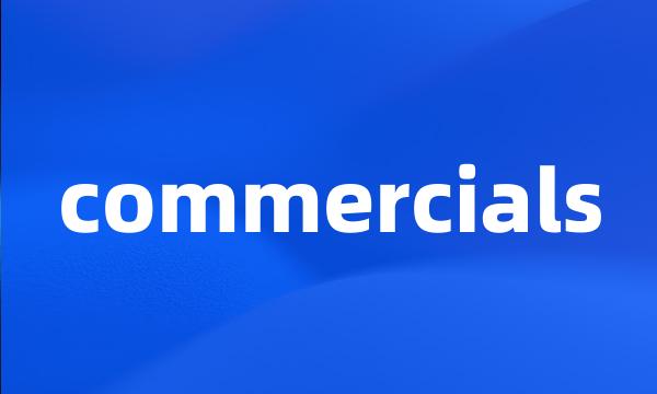 commercials