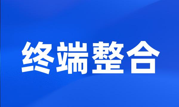 终端整合