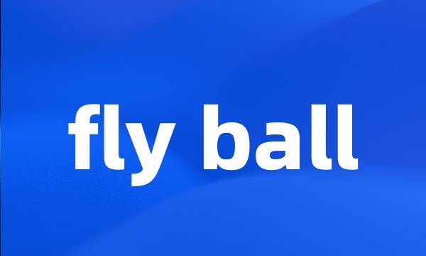 fly ball