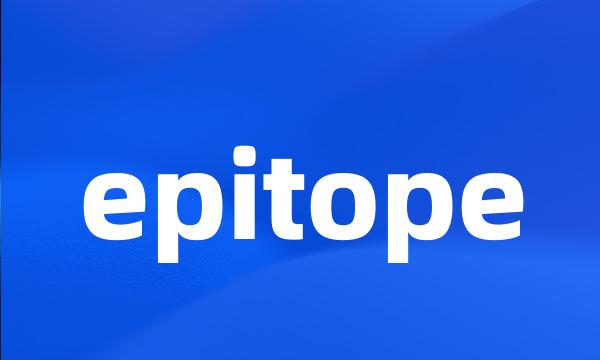 epitope