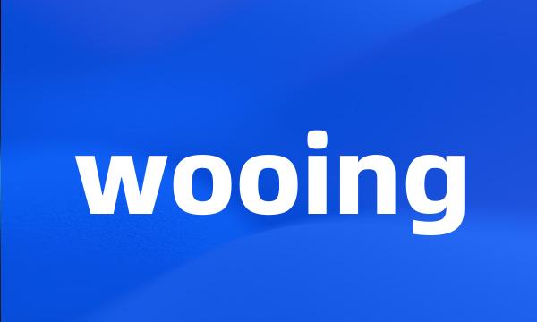 wooing