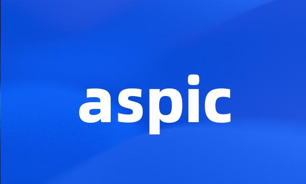 aspic