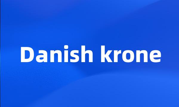 Danish krone