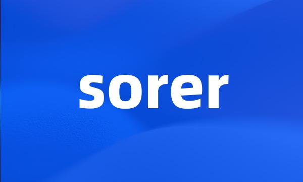 sorer