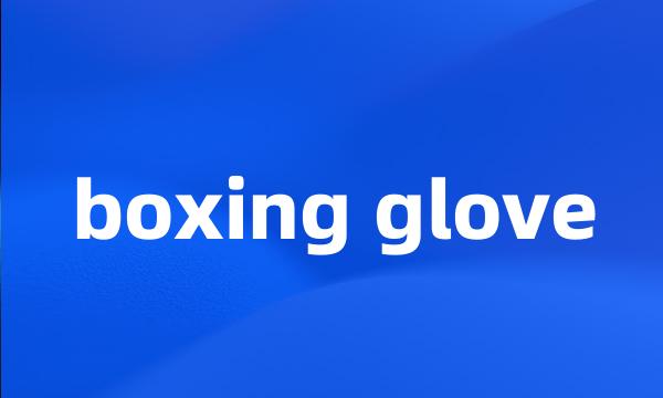 boxing glove