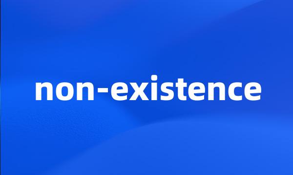 non-existence