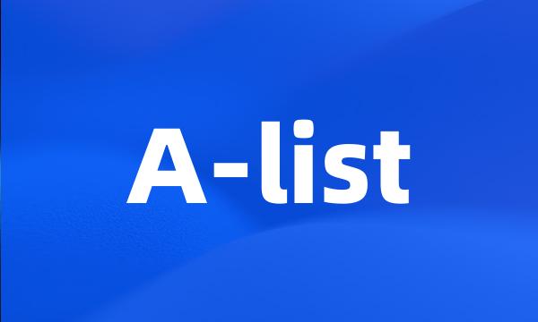 A-list