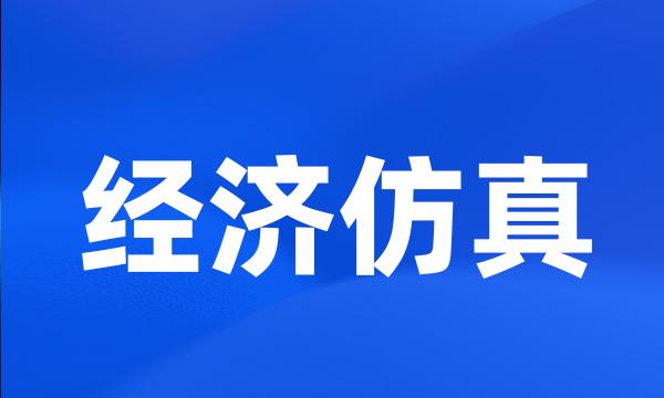 经济仿真