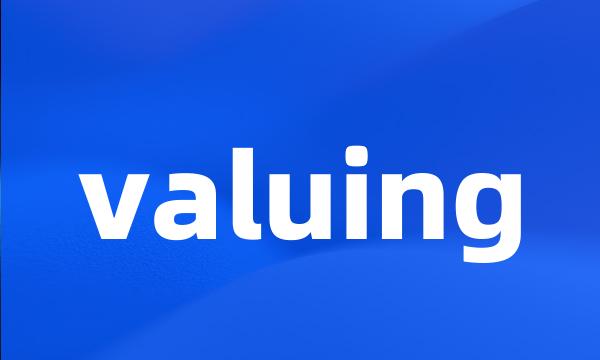 valuing