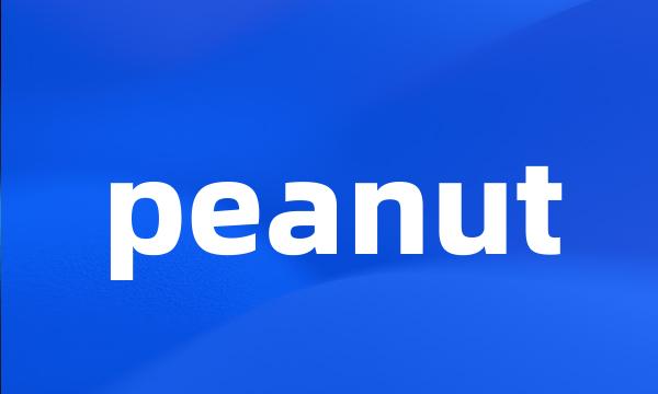 peanut