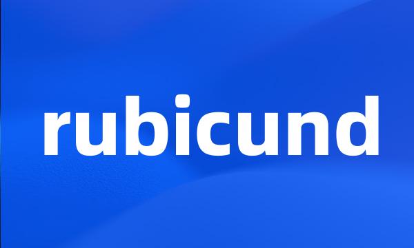 rubicund