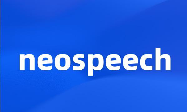 neospeech