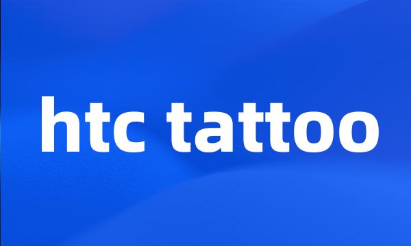 htc tattoo