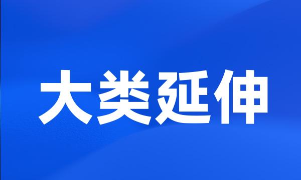 大类延伸