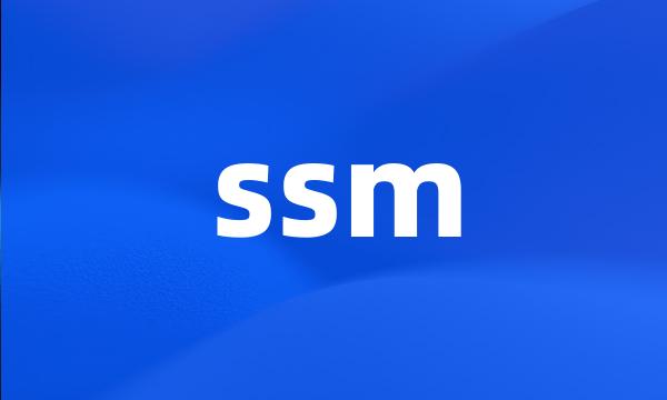 ssm