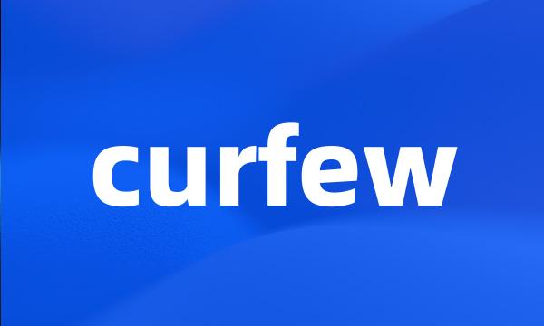 curfew